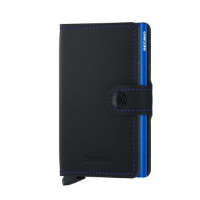 Secrid Miniwallet matte black & blue